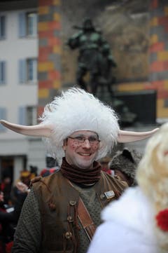 Grosse Ohren um die Guggen besser hören zu können. (Bild: Urs Hanhart (Neue UZ))