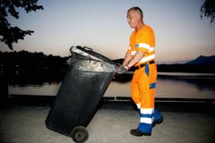 Albert Kreienbühl beim Inseli. (Bild: Corinne Glanzmann / Neue LZ)