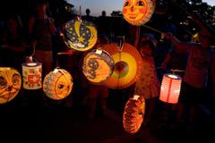 Lampionumzug an der 1. August-Feier in Hünenberg. (Bild: Maria Schmid / Neue ZZ)