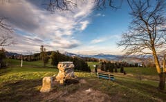 Föhnstimmung auf dem Zugerberg (Bild: Daniel Hegglin)