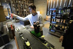 Skikeller mit eigener Reparatur-Werkstätte im «Chedi». (Bild: Keystone)