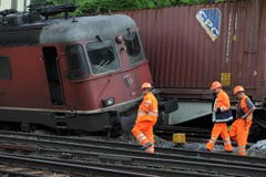 Der Unfall passierte bei der Ausfahrt aus dem Bahnhof. (Bild: Urs Hanhart (Neue UZ))