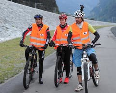 Reto Indergand, Linda Indergand und René Zimmermann (von links). (Bild: Urs Hanhart / Neue UZ)