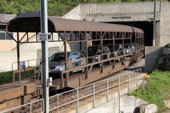 ... und den Autoverlad Furka (hier bei Realp) würde es den Furka-Tunnel laut Einschätzung einer Studie nicht mehr geben. (Bild: René Meier / Luzernerzeitung.ch)