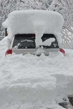 65cm Schnee im Meiental UR (Bild: Leser Peter Lienert)