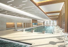 So soll es dereinst aussehen: Ein Blick in die neuen Zimmer des zweiten Sawiris-Hotels in Andermatt. (Bild: PD)