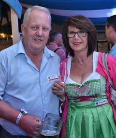 Marie-Theres und Urs Wolfisberg waren erstmals am Fest. (Bild: Claudia Surek)
