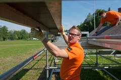 «Sempach ist bereit für das grosse Blasmusikfest», sagt Fleischlin. (Bild: Dominik Wunderli / Neue LZ)