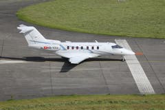 Der PC-24 auf dem Rollfeld des Buochser Flugplatzes. (Bild: Pilatus Aircraft Ltd)
