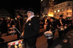 Austrommeln in Altdorf. 17. Februar 2015. Bild Urs Hanhart. (Bild: Urs Hanhart / Neue UZ)