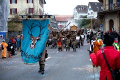 Die «Fläckegosler» machen den Auftakt. (Bild: Jakob Ineichen / Neue LZ)