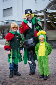 Eine Familie am Umzug. (Bild: Jakob Ineichen / Neue LZ)