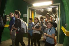 Über 400 Personen waren im Zug. (Bild: Keystone)