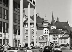Sursee - Blick von der Centralstrasse auf die Altstadt Sursee von 2002. (Bild: Bruno Meier)