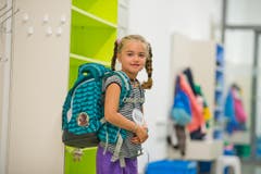 Malou Meier (7): «Ich war schon ein wenig nervös, weil ich alles noch nicht so kenne.» (Bild: Dominik Wunderli (Neue LZ))