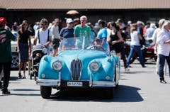 Am Sonntag fand das "Oldtimer Sunday Morning Treffen" auf dem Stierenmarktareal in Zug statt. (Bild: Stefan Kaiser (Neue ZZ))