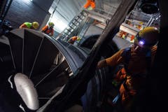 Insgesamt werden 23 Ventilatoren überprüft. (Bild: Keystone)