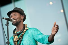 Die Band Brönnimann / Cissokho aus der Schweiz und Senegal. (Bild: Boris Bürgisser / Neue LZ)