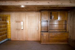 Blick ins Wohnzimmer des Pächterhauses. (Bild: Manuela Jans-Koch/Neue LZ)