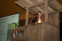 Der neue Präsident von Revierjagd Luzern, Peter Küenzi aus Kriens, leitete zum ersten Mal die Generalversammlung. (Bild: Ramona Meyer-Stöckli)