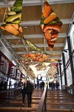 Der Pavillion der Vereinigten Staaten von Amerika. (Bild: MOURAD BALTI TOUATI)