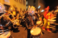 Eintrommeln in Altdorf. (Bild: Urs Hanhart / Neue UZ)