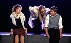 Gioia Schaller, Rahel Grüter und Michael Bucheli (von links). (Bild: Nadia Schärli / Neue LZ)