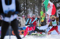 Engadin Skimarathon: Schwierige Abfahrt im Stazerwald (Bild: Swiss Image / Andy Mettler)