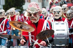 Lüütertüter Houdisriede mit dem MottoIron Maiden. (Bild: Boris Bürgisser / Neue LZ)