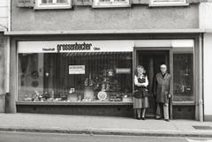 Sursee - Grossenbacher, Haushaltwaren und Glas, Unterstadt Sursee, von ca. 1983. (Bild: Bruno Meier)