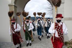 Die Tiroler in Rothenthurm. (Bild: Bote der Urschweiz)