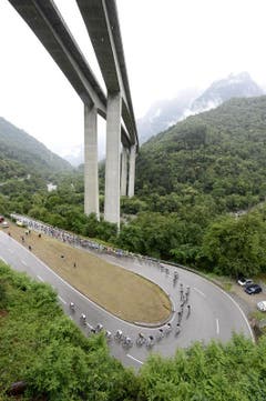 Das TdS-Feld am Gotthard. (Bild: Keystone)