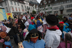 Man hört förmlich den Schwyzer Narrentanz. (Bild: Bote der Urschweiz)