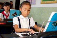 Einblick in eine Schule in Pyongyang. (Bild: Martin von den Driesch)