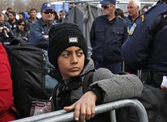 Refugees situation in Idomeni, Greece, at the borders with FYROM (Bild: Keystone)