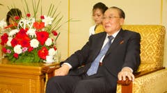 Der Parlamentssprecher in Pyongyang. (Bild: Martin von den Driesch)