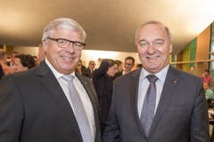 Bleiben im Ständerat: Peter Föhn (links) und Alex Kuprecht. (Bild: Keystone)