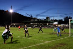 Letztes Spiel im Kleinfeld Kriens zwischen dem SC Kriens und dem FC Köniz am Samstag, 19. November 2016. (Bild: Philipp Schmidli)