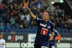 Daniel Gygax: Note 3,5 Beim FCL erneut vom Verletzungspech verfolgt. Schafft es nicht mehr richtig in das Team zurück, wechselt in der Rückrunde früh zum FC Aarau. Spiele: 6 (190 Minuten). Tore/Assists: 0/0. Rote Karten: 0. Gelbe Karten: 0. (Bild: Philipp Schmidli)