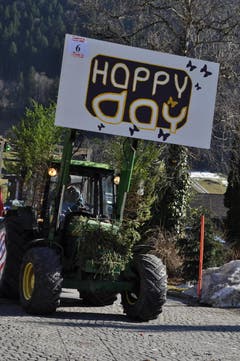 Einen Happy Day hatten nicht nur die Fasnächtler, sondern auch die Schaulustigen. (Bild: Birgit Scheidegger (OZ))