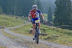 iXS-classic-Leader Jérémy Huguenin nach Lütholdsmatt. (Bild: PD)