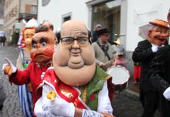 Einzigartige Masken. (Bild: Geri Holdener, Bote der Urschweiz)