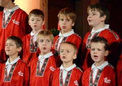 Kerns Adventskonzert mit 150 Mitwirkenden 2014 (Bild: Romano Cuonz / Neue NZ)