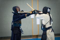41. KENDO Schweizermeisterschaft in der Turnhalle Utenberg in Luzern. (Bild: Roger Grütter/Neue LZ)