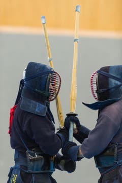 41. KENDO Schweizermeisterschaft in der Turnhalle Utenberg in Luzern. (Bild: Roger Grütter/Neue LZ)