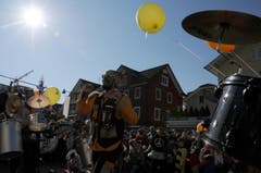 Kinderfasnacht mit Umzug am Güdismäntig in Alpnach. Im Bild die Städerschränzer. (Bild: Markus von Rotz / NZ (27. 02. 2017))