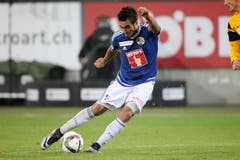 Luzerns Dario Lezcano in Aktion. (Bild: Philipp Schmidli / Neue LZ)
