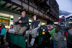 Er wird durch Engelberg kutschiert. (Bild: Corinne Glanzmann)