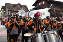 Guuggenmusig Chieferschüttler. (Bild: Robert Hess (Neue OZ))
