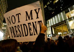 US Presidential Election Protest (Bild: Keystone)